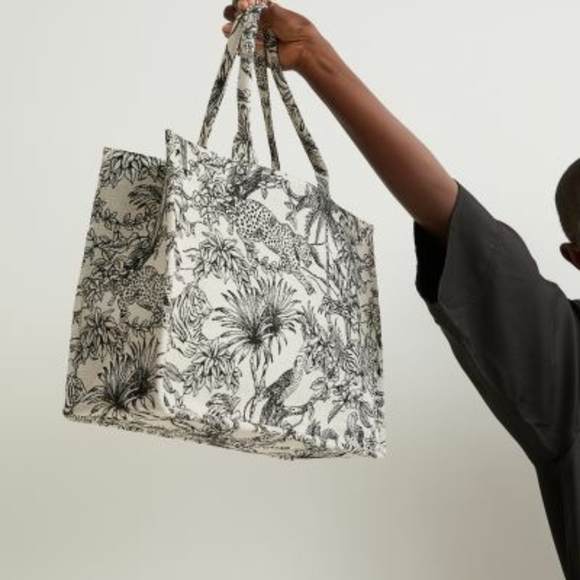 H&M Handbags - H&M Jacquard-weave handbag